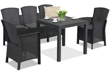 Set tech rattan Lido Dallas Apetito 5 Bica antracite