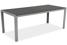 Tavolo da giardino grande in alluminio e polywood 200 cm Verona Garden Point