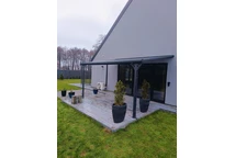 Copertura per terrazza in policarbonato Nevada 3,05 x 4,36 m di CoverTech antracite