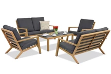 Braga Wood Coffee 6 Mobili da giardino Garden Point