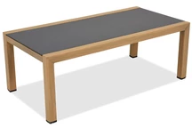 Garden Point Braga Tavolino in legno e alluminio