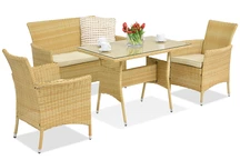 Mobili da giardino in technorattan Valetta Garden Point beige
