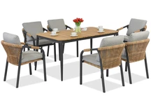 Mobili in alluminio Messina/Padva per 6 persone Garden Point