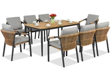 Mobili in alluminio Messina/Padva per 8 persone Garden Point