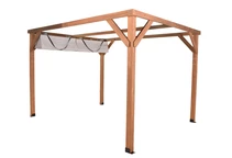Pergola da terrazzo in legno Aruba 3 x 3,7 m Garden Point