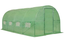 Polytunnel Garden Point 2,5x5m verde con porta