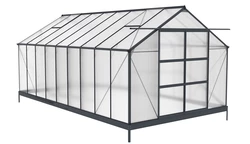 Serra Azalia in alluminio 3,1 x 5,5 m CoverTech antracite