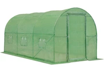 Serra a tunnel 2x4m Garden Point verde con porte