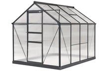 Serre en aluminium Azalée 1,9 x 2,5 m de CoverTech Anthracite