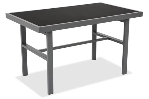 Set da salotto con grande angolo Porto Comida 8 antracite Garden Point