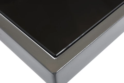 Set da salotto con grande angolo Porto Comida 8 antracite Garden Point