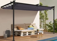 Tettoia per terrazza antracite Santana 3x3 Garden Point