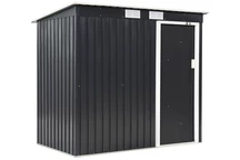 Casa degli attrezzi in metallo Oklahoma II con porta singola 2 x 1,2 m Magazzino Boss antracite