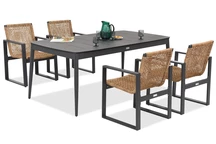 Mobili in alluminio Almada/Padva per 4 persone Garden Point