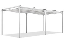 Pergola bianca da terrazzo La Palma 3x6m Garden Point