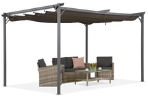 Pergola da terrazzo Brown La Palma 3x3m Garden Point