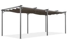 Pergola da terrazzo Brown La Palma 3x6m Garden Point
