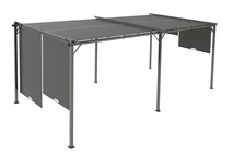 Pergola da terrazzo Sevilla antracite 3x6m Garden Point