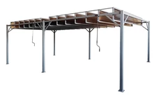 Pergola da terrazzo antracite Paros 3x6m Garden Point