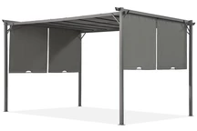 Pergola per terrazza antracite Sevilla 3x4m Garden Point