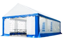 Tenda per feste in giardino bianca Baviera 4x8 m Garden Point