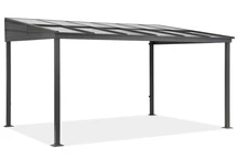 Tettoia in alluminio 3 x 4 m Tarragona Garden Point antracite