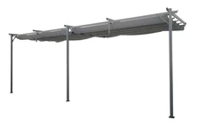 Tettoia per terrazza antracite Santana 3x6m Garden Point