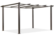 Barbados 3 x 4 m in legno Garden Point pergola in metallo per patio