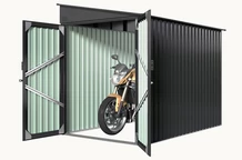 Casa degli attrezzi in metallo Arendal 2,4 x 1,7 m Store Boss antracite