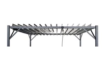 Copertura antracite per pergola da terrazzo Tasos 3x3m Garden Point