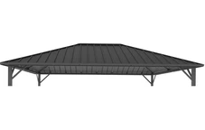 Garden Point Itaca 3x3 tetto gazebo antracite
