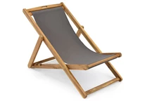 Lettino da giardino in legno di acacia Surat Garden Point