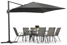 Ombrellone Garden Point antracite Siena 3x3m