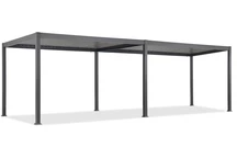 Pergola da terrazzo autoportante Lagos 3x6 Garden Point antracite