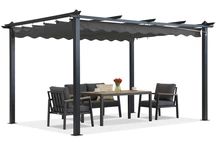 Pergola da terrazzo Barbados 3x3 m Garden Point antracite