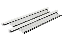Set di due tende a rullo per terrazza Lagos per lati di 3 m Garden Point bianco