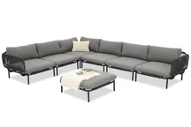 Set di mobili angolari Garden Point Perez Corner 5 antracite