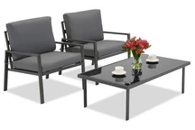 Set di mobili da terrazza Garden Point Vigo antracite