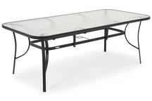 Tavolo grande Modena 200 cm Garden Point nero