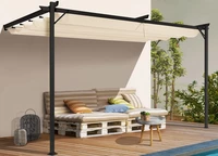 Tettoia per terrazza Santana crema 3x3m Garden Point