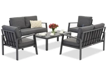 Zakintos Coffee 6 set alluminio antracite Garden Point