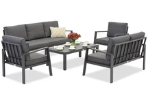 Zakintos Coffee 7 set alluminio antracite Garden Point