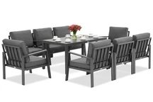 Zakintos Premium 8 antracite Garden Point mobili da giardino in alluminio