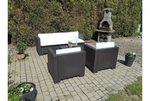 Set di mobili da giardino Colorado Coffee 5 marrone Bica