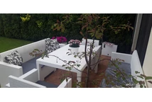 Tavolo in polyrattan bianco Bica Houston