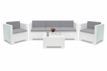 Mobili in technorattan Colorado Coffee 5 bianco Bica