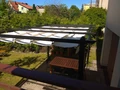 Pergola da terrazzo Barbados 3x4 m Garden Point beige antracite