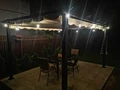 Pergola da terrazzo Barbados 3x4 m Garden Point beige antracite