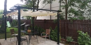 Pergola da terrazzo Barbados 3x4 m Garden Point beige antracite
