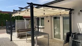 Pergola da terrazzo Barbados 3x4 m Garden Point beige antracite